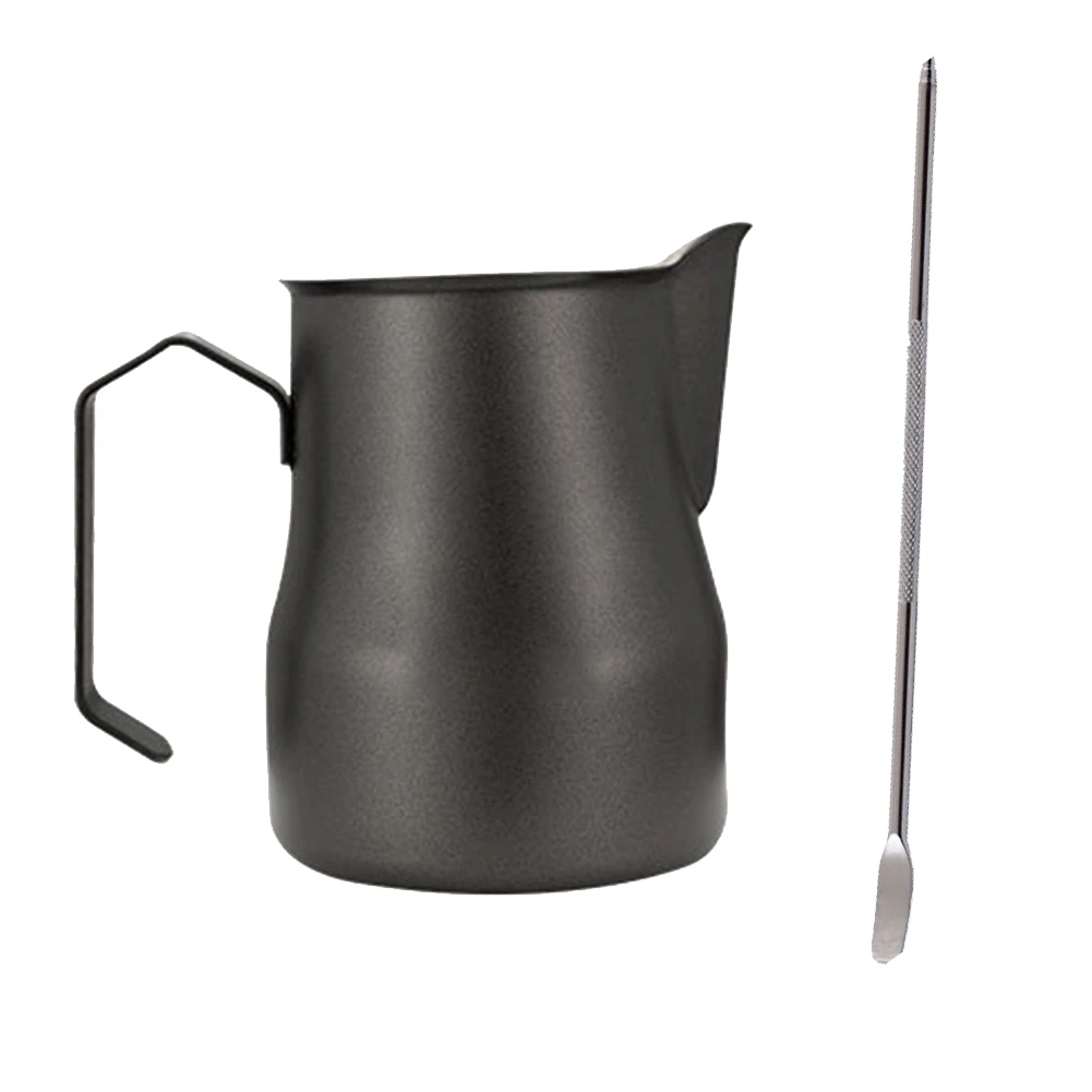 

Stainless Steel Latte Art Pitcher 450ml Designed for Effortless Milk Steaming and Pouring Great Tool for Coffee Lovers
