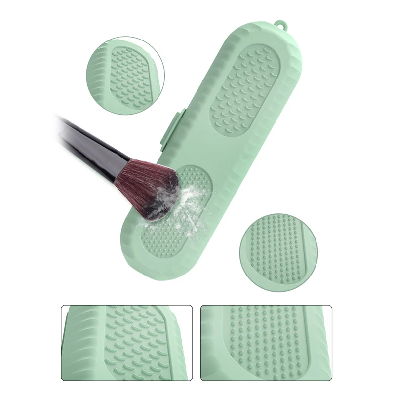 Makeup Bag Makeup Brush Pouch Cosmetic Organizer Travel Holder Storage Brush Case Brush Pouch Silicone