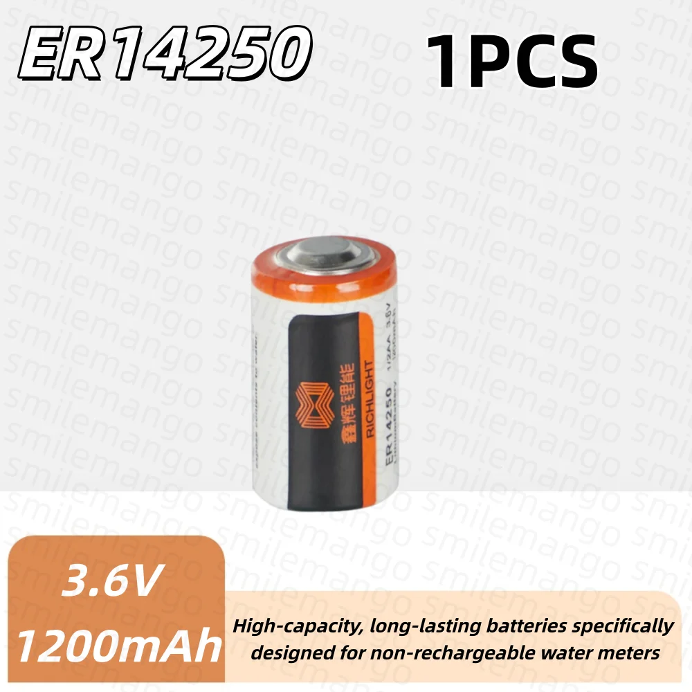 Bateria litowa 3.6V ER14250 do programatorów PLC, liczników energii, urządzeń sterowania automatycznego. — zdjęcie produktu 6