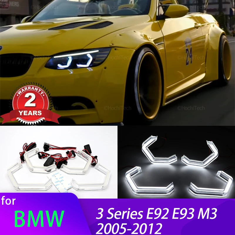 

M4 Iconic Style LED Crystal Angel Eye Kit для BMW 3 серии E92 E93 M3 316i 318i 320i 320si 323i 325i 328i 330i 335i 316d 318d