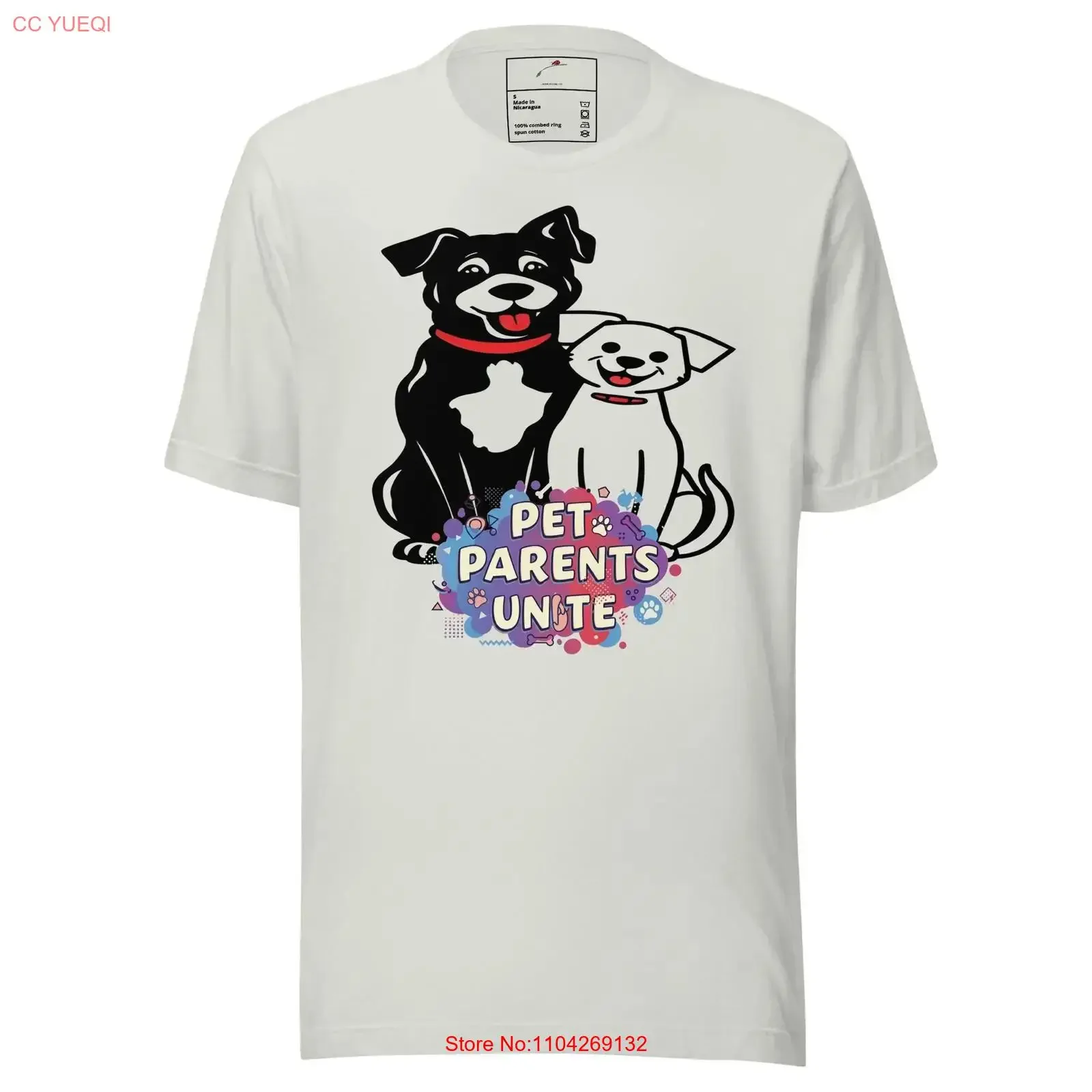Pet Parents Unite Furry Friends Fashion T Shirt vintage Washed Stretched homme graphic Breathable Comfortable Stylish