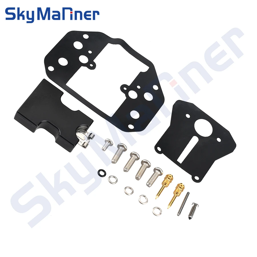 6F5-W0093 Carburetor Repair Kit For Yamaha 2 Stroke 40HP Outboard Old Mode 2T Motor 6F6-W0093 6F6-W0093-00-00 6F5-W0093-00-00