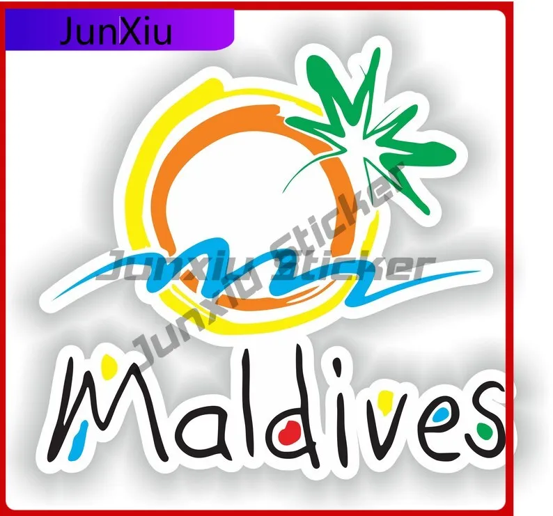 

Мальдивы, пляж, солнечный свет, наклейка X500, наклейки на мотоцикл и наклейки, бампер, мотошлем, царапины, наклейка для украшения автомобиля