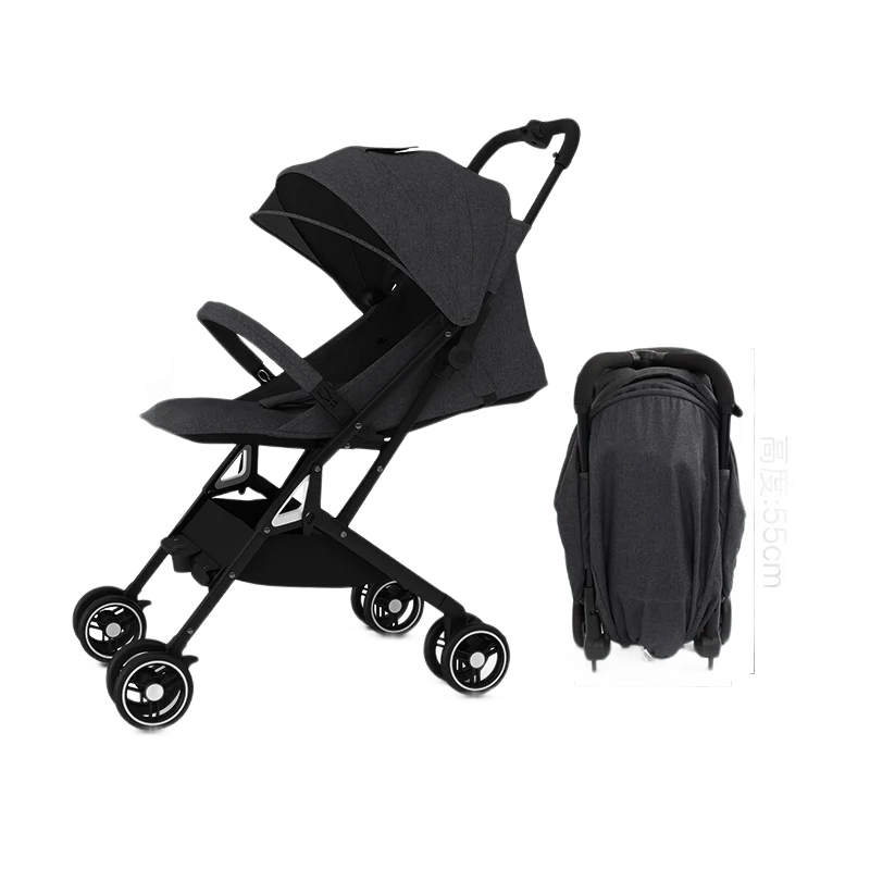 

Can Get on The Plane Ultra-light Stroller Umbrella Car One-click Folding Children's Trolley Portable Baby Stroller