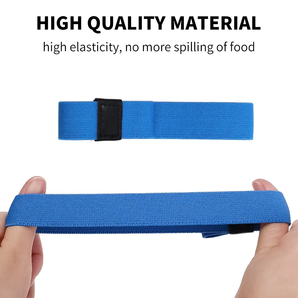 3/1pcs Fixing Rope for Lunch Box Bento Colorful Elastic Bento Straps Food Container Bands Adjustable High-stretch Lunchbox Strap