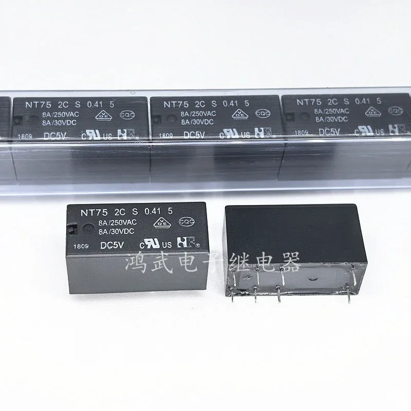 OEM 1pcs/lot NT75 2C S 0.41 5 DC5V 8A 8pins