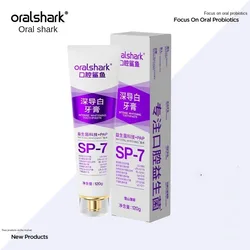 Oralshark SP7 Teeth Whitening Toothpaste Tooth Correction Whitener Teeth Purple Non-invasive Whitening Original Toothpaste