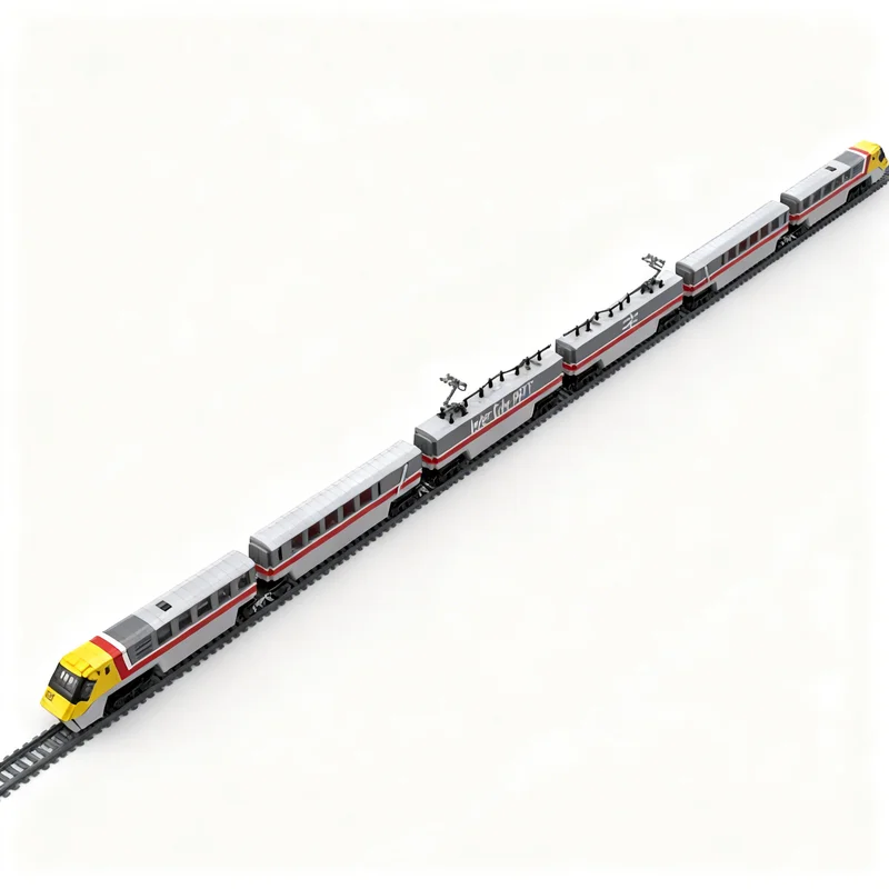 3612pcs MOC Advanced Passenger Train APT Model Building Blocks Toy Construction Christmas Gift Display Art Craft DIY Birthday