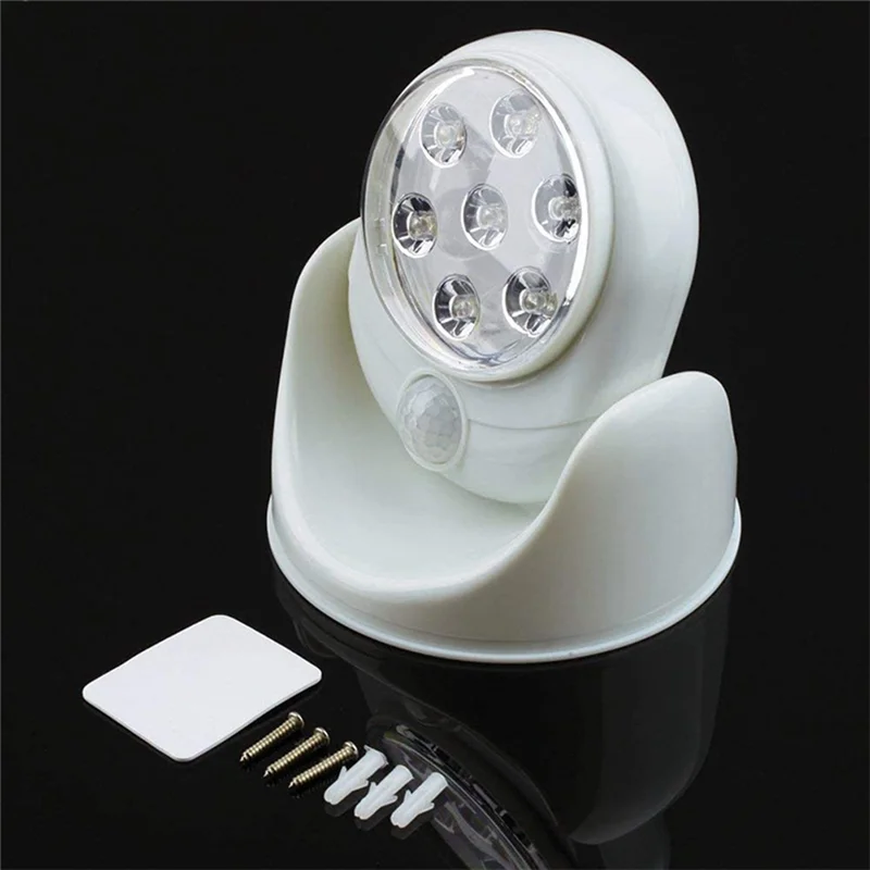 

【Hot Cake】360 Degree Rotating Sensor Light Corridor Light Door Light LED Night Light Home Place Human Body Induction