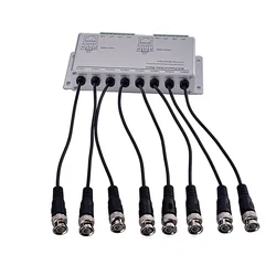 ESCAM 8CH HD CVI/TVI/AHD Passive Transceiver 8Channels Video Balun Adapter Transmitter BNC to UTP Cat5/5e/6 Cable 720P 1080P