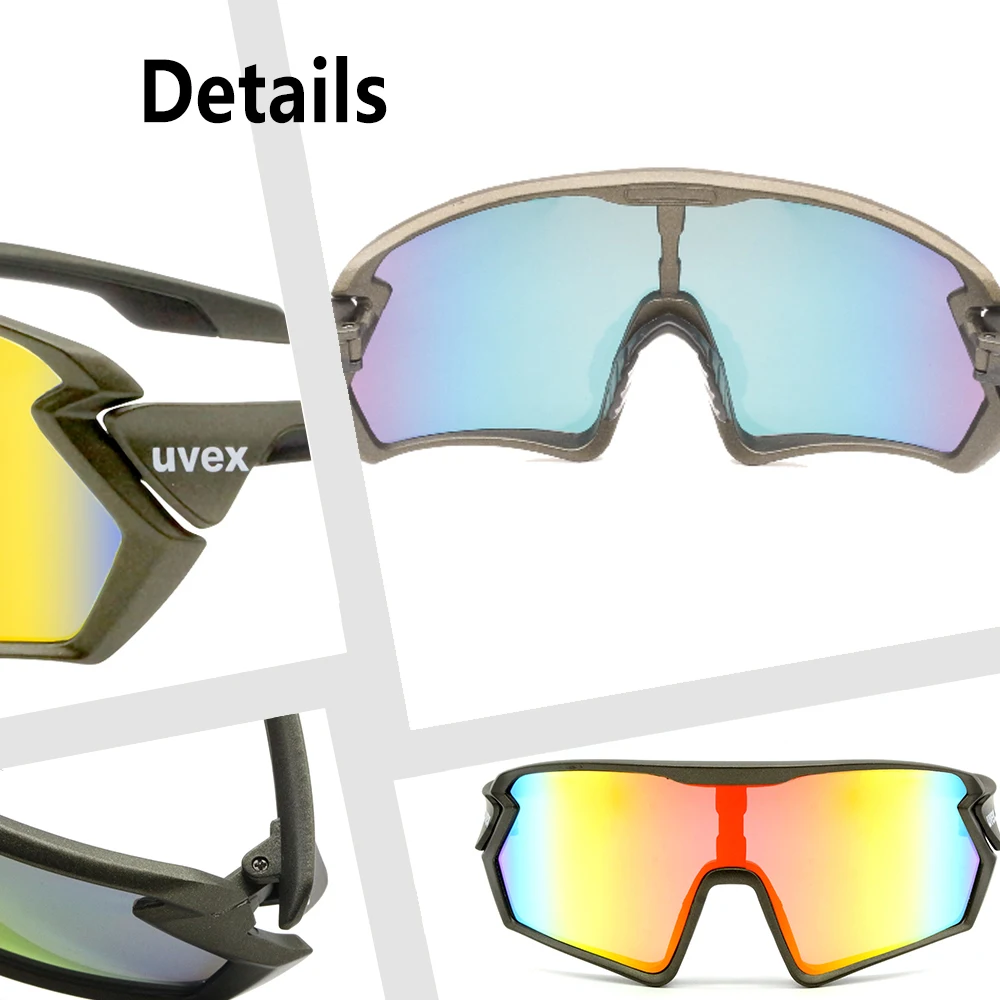 UVEX Cycling Glasses Cycling Sunglasses UV400 Eyewear Sports Men MTB Outdoor Goggles Bicycle Glasses Women Sunglasses Eyepieces