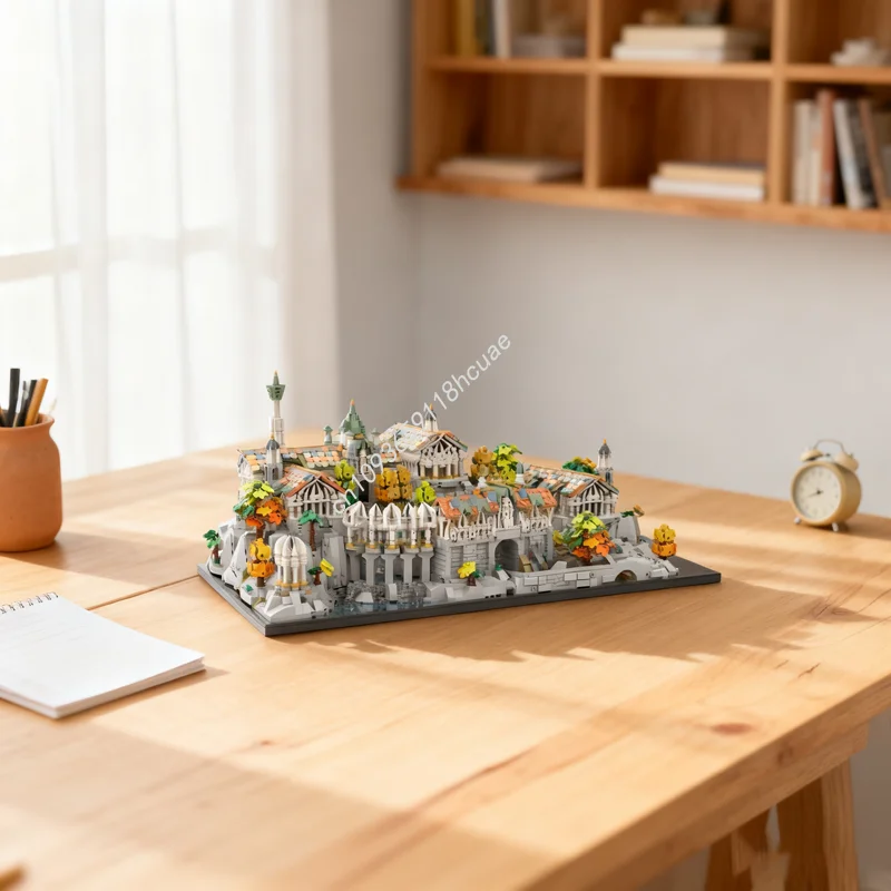 

5788pcs MOC Rivendell Mini Craft Hobbit And Lord Model Building Blocks Assemble Christmas Gifts Creative Brick Toy Kids Birthday