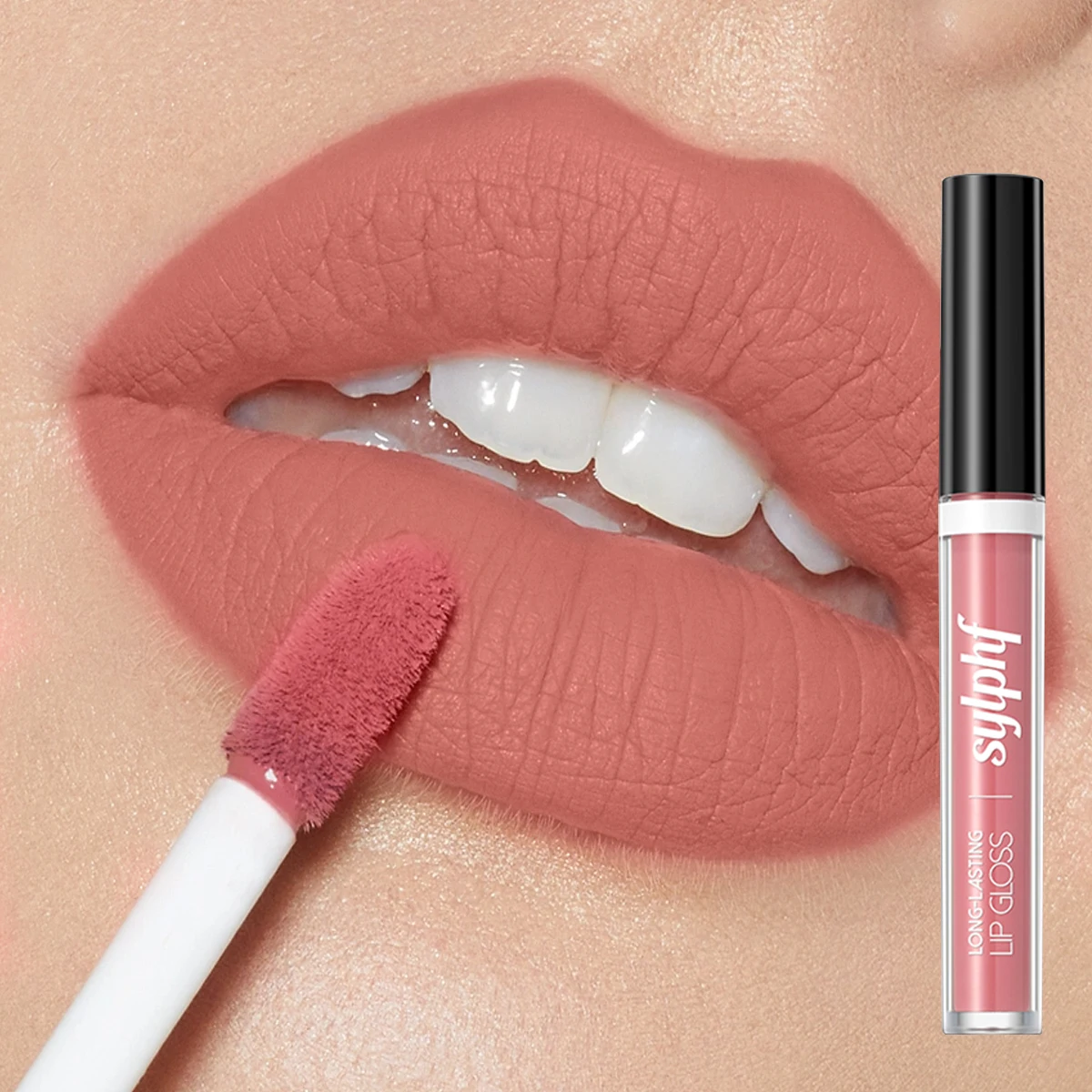 1PC waterproof and durable lip gloss, easy to color, non fading, non stick to cups, durable, essential for going out