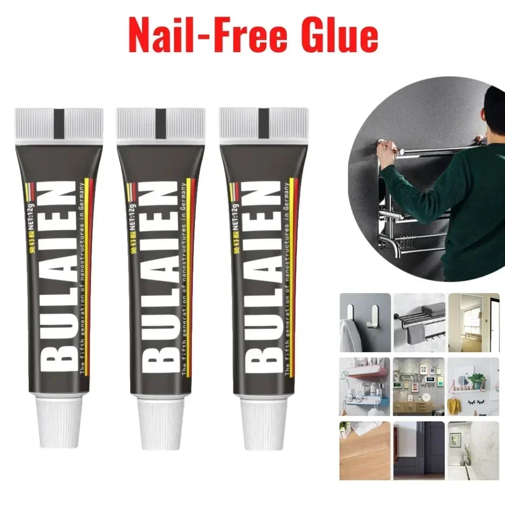 6g Nail-Free Tasteless Waterproof White Glue Multi-Spec Strong Glass Glue Multifunctional Household Glue