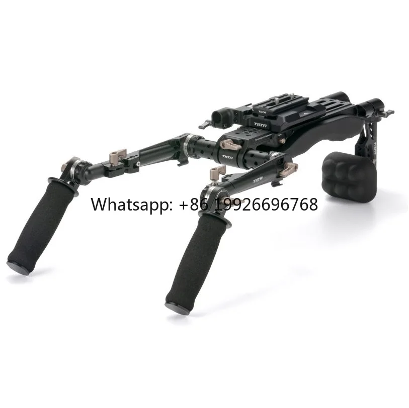 

Tilta Lightweight Shoulder Rig Tilta TA-LSR-B Compatible with Most Compact Cinema Cameras and DSLRs D JI Ronin 4D