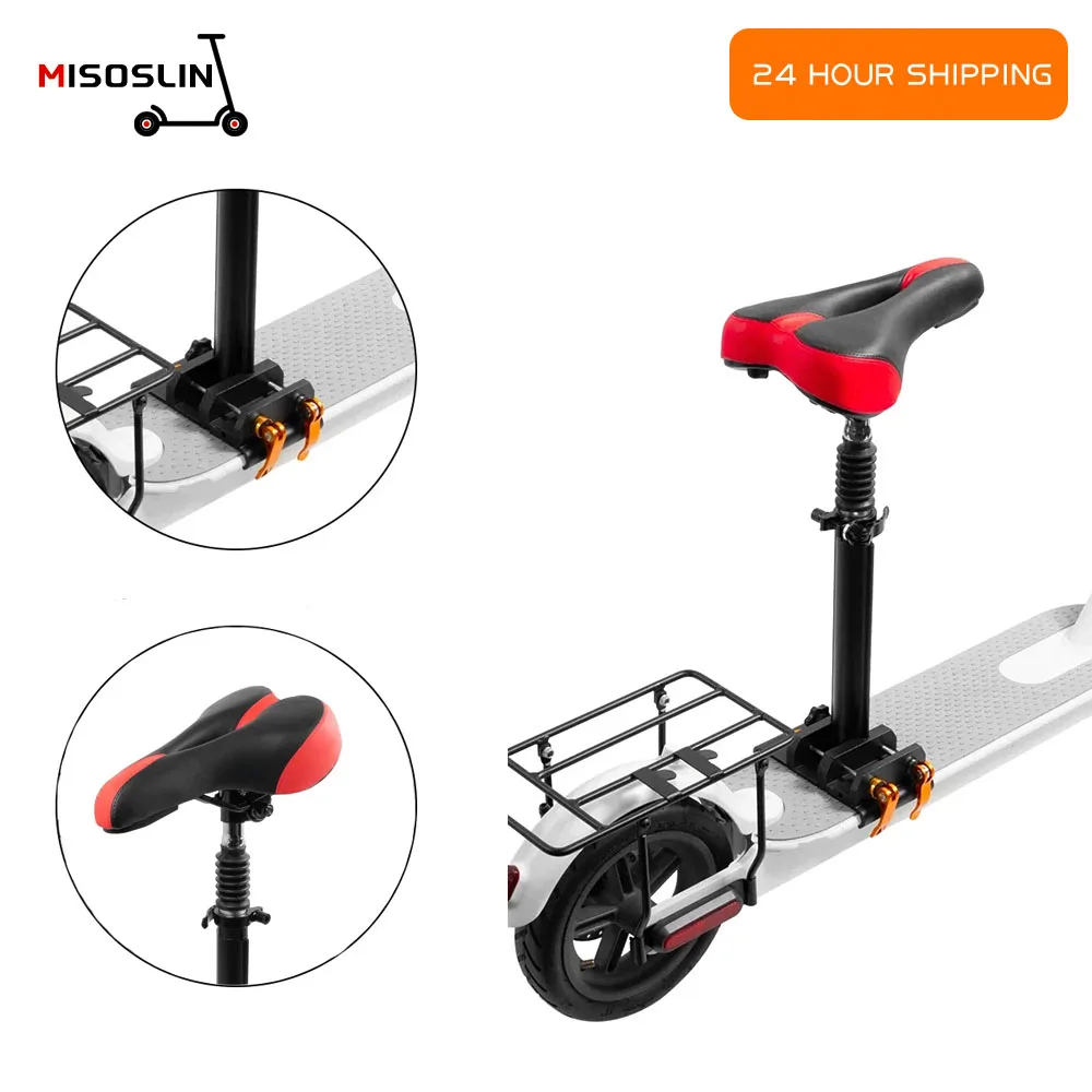 Height Adjustable Saddle For Xiaomi M365 Pro 1S Electric Scooter Folding Shock Absorption Seat Chair Metal Modifited Accessories