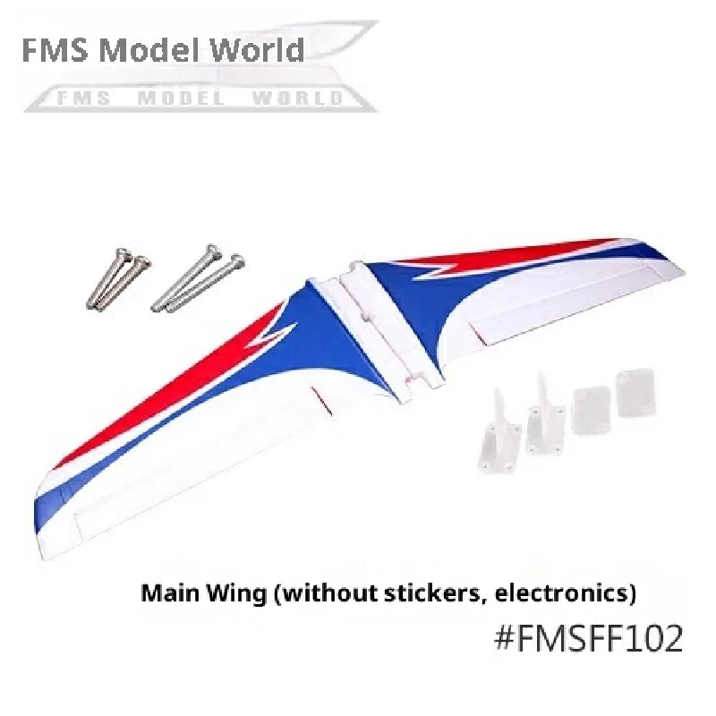 Fms 1400mm F3a accessoires train d'atterrissage hélice nez couverture aile principale queue plate Cockpit groupe train d'atterrissage