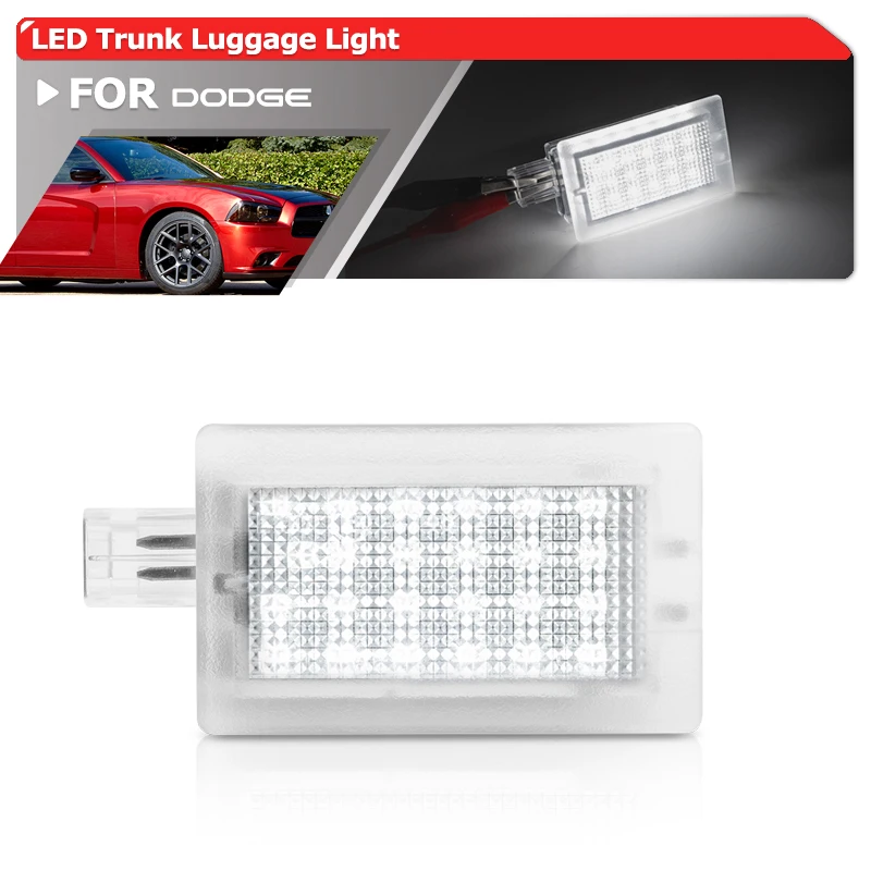 Luz Led para maletero de maletero, luz para Dodge Charger Challenger Avenger Magnum Stratus Dart para Chrysler 200 300 Sebring