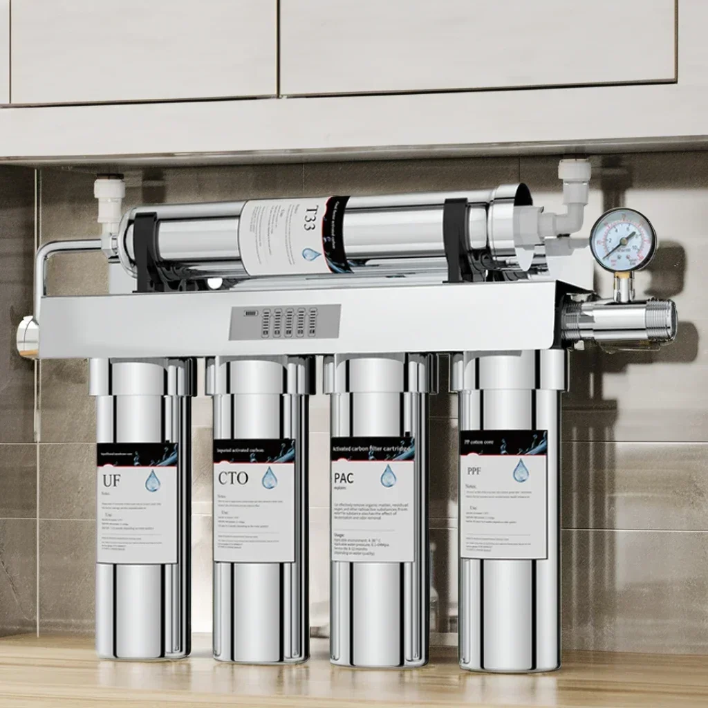 2025 New Ultrafiltration Water Purifier Five-level Kitchen Drink Tap Water Filters Stainless Steel Water Purifier Home Filt