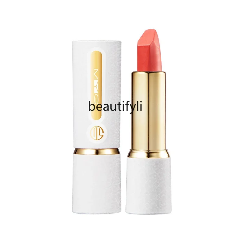 

No lipstick on the cup, waterproof and non-decolorizing, pure wind white matte and non-fading lipstick.