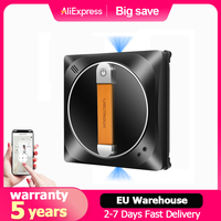 Window Cleaning Robot Liectroux YW910,Double Water Spray,Laser Sensor,Home Floor Windows Robot Vacuum Cleaner,App&Remote Control