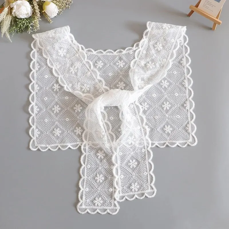 

Новая женская шаль с принтом, искусственный воротник, съемный большой лацкан, рубашка с накладным воротником, Kragen Sahte Yaka Kraagje, аксессуары для одежды