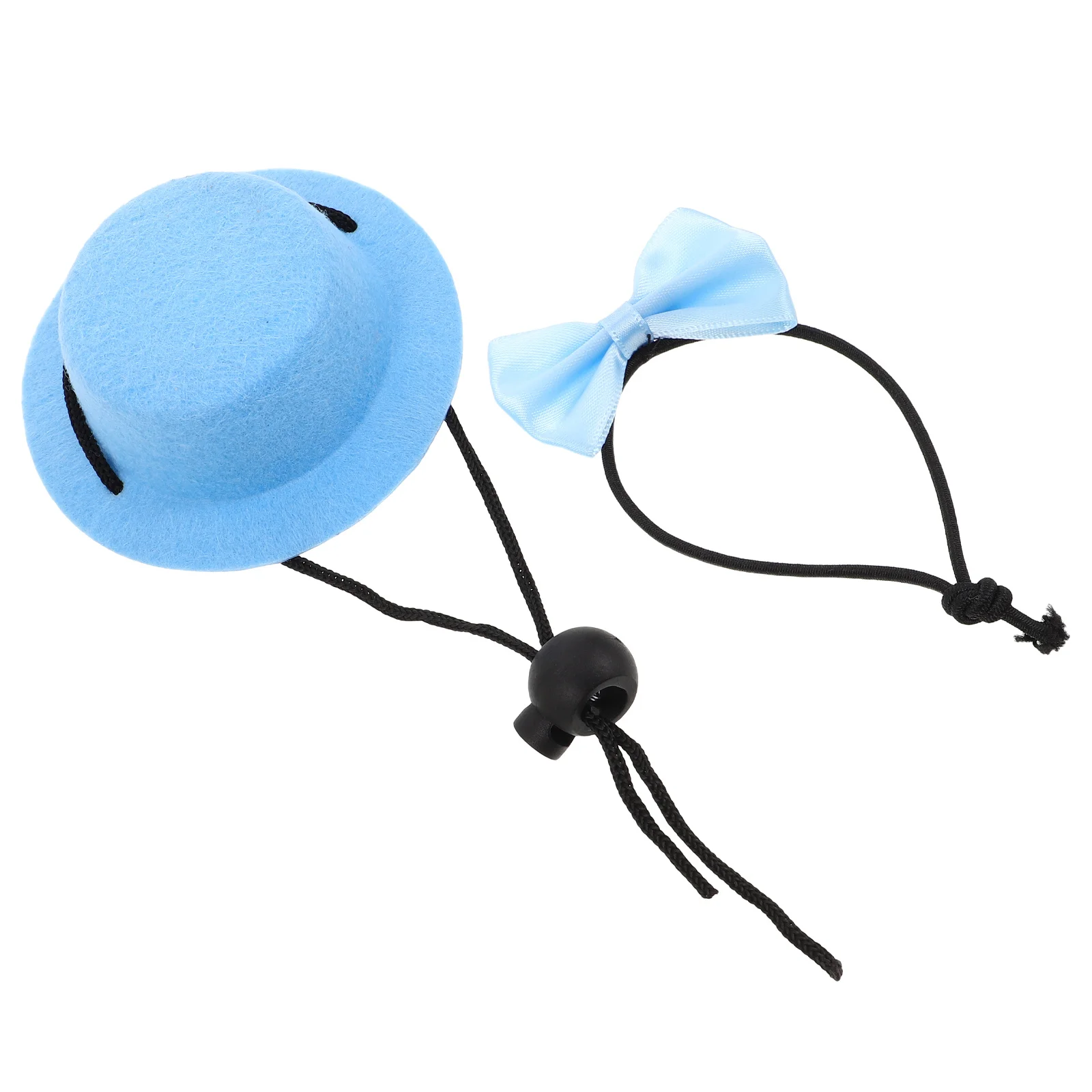 

1Set Decorative Pets Costume Set Stylish Headwear and Neck Accessory for Small Animal Chinchilla Guinea Pig Hedgehog Festival