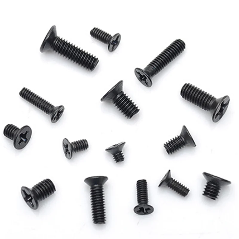 

A53Q-1440Pcs Countersunk Flat Head Mini Screw Set M1.4 M1.7 M2 M2.5 M3 Carbon Steel Computer Notebook Laptop Screws Kit