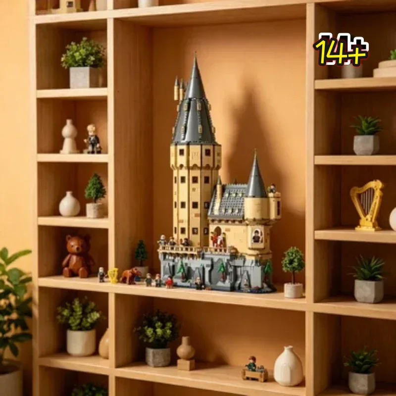 Bandai Creation Limited Style 76454 Harry Potter: Torre Principal de Hogwarts, estilo clásico, compatible con bloques LEGO