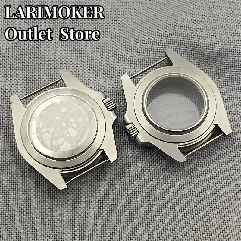 case LARIMOKER 40mm watch case Dome glass/AR coating Dome glass fit NH35 NH36 NH34 ETA2824 Miyota9015 PT5000 ST2130  movement