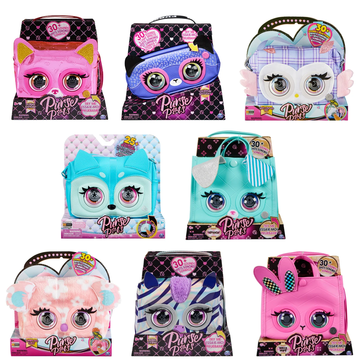 

Purse Pets Tote Bag Handbag Satchel Bamboo Boo Koala Puppy Hoot Couture Owl Interactive Pet Bag Girl Collectible Children's Toy