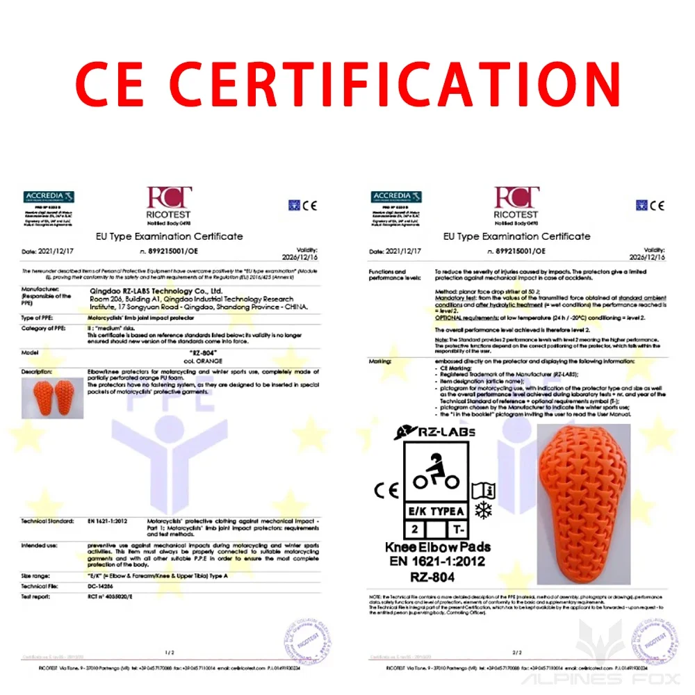 CE livello 2 certificato moto equipaggiamento protettivo inserto protezione del ginocchio addensare morbido Motocross pantaloni protezione