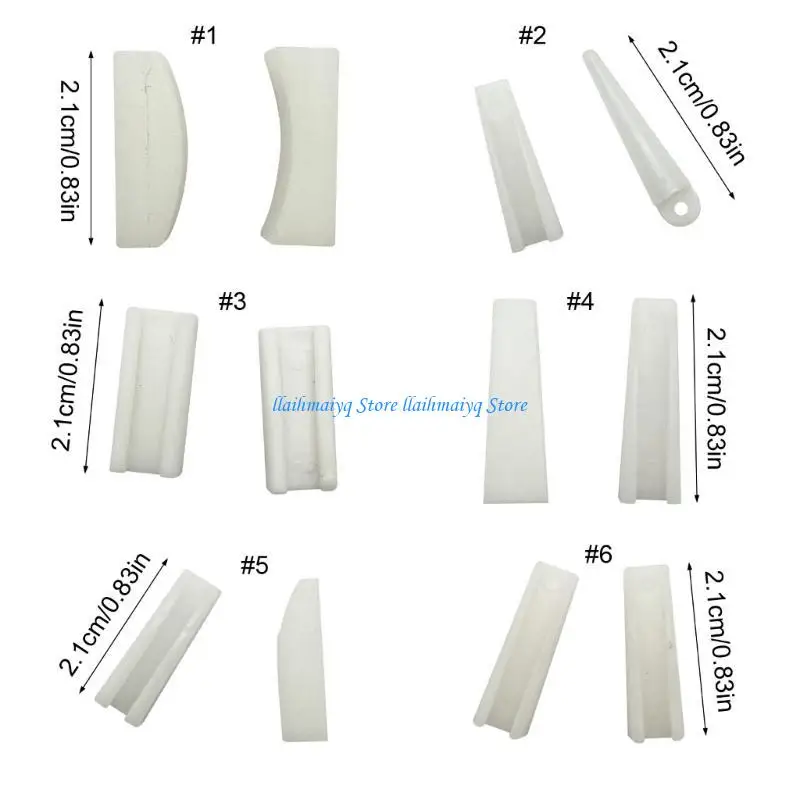 

573B Jewelry Tool Sturdy Plastic Replacement Set for Flat Nose Pliers Use Jewelry Pliers Replacement Head