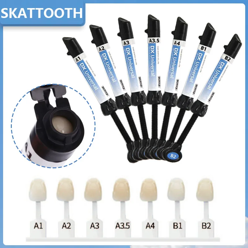 Light-Curing Dental Resin DX Universal /Acid Etching Gel /Light Cure Bonding Adhesive /Acid Etching Gel Kit Composite Resin