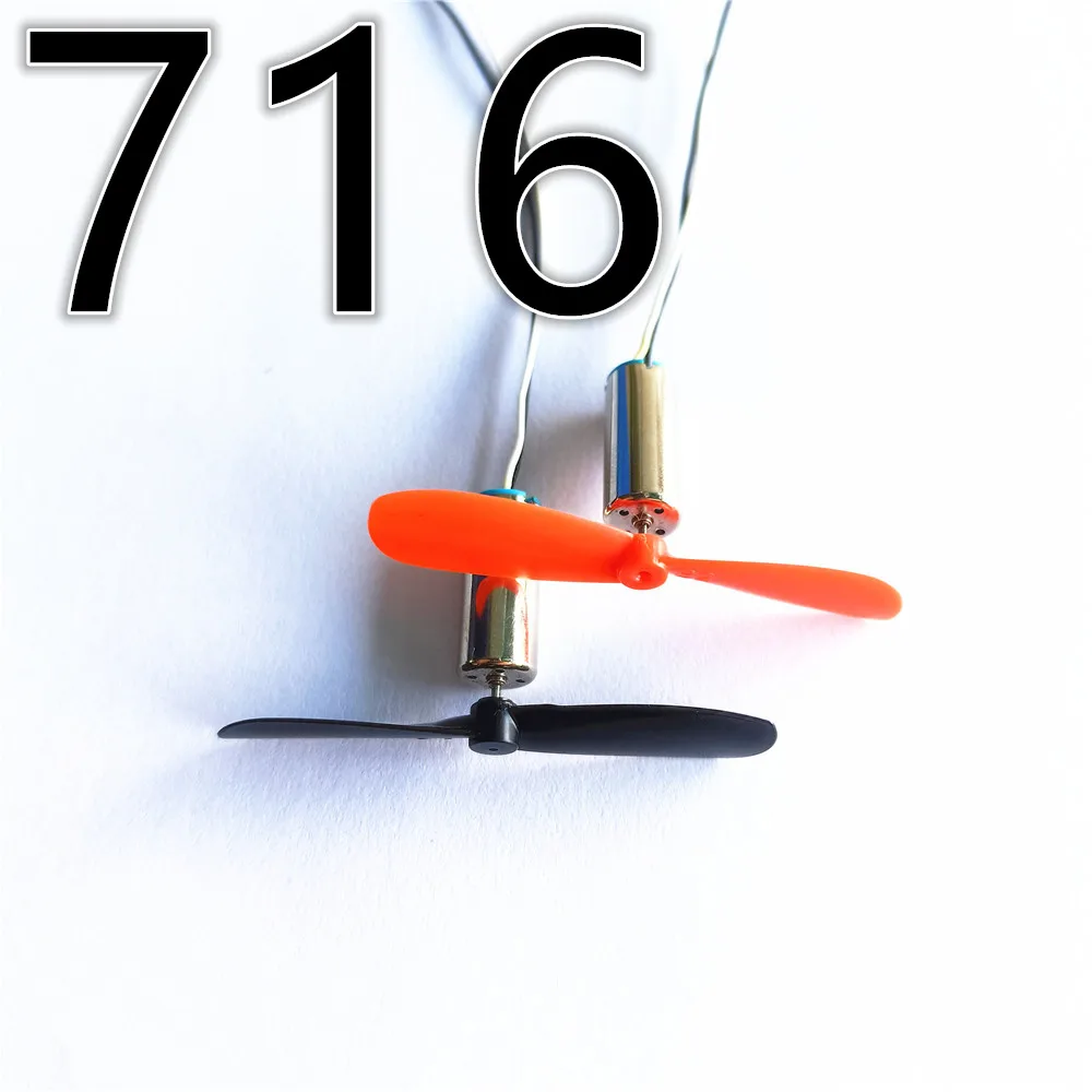 2 Stks/partij 3.7V 614 716 720 8520 Micro Diy Helikopter Coreless Dc Motoren Propeller Uav Rc Drone Grote Koppel hoge Snelheid Motor