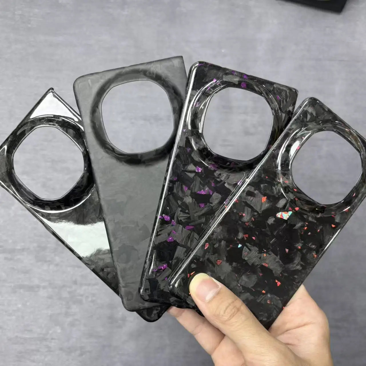 100% Real Forged Dry Carbon Fiber Phone Case for Huawei Mate x6 Super Light Protective Business Mate x6 High-end Cover