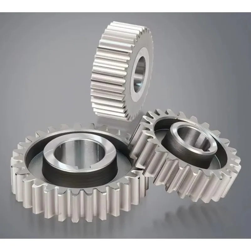 M1-M5 Module CNC Machined Mining Spur Gear, High Precision Stainless Steel Hardened Tooth Gear, Custom Industrial Gearbox Reduce