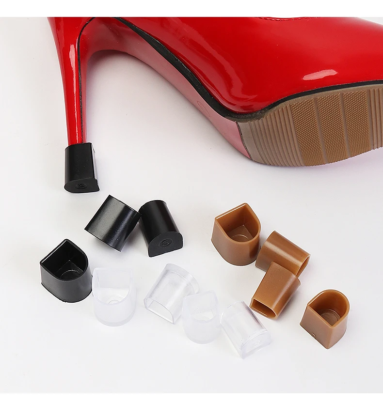 2 Stück/Paar, Absatzschutz, Absatzstopper, Absatzreparaturkappen, Schutzüberzüge für Damen, idealer, rutschfester Absatzschutz. – Detail 12