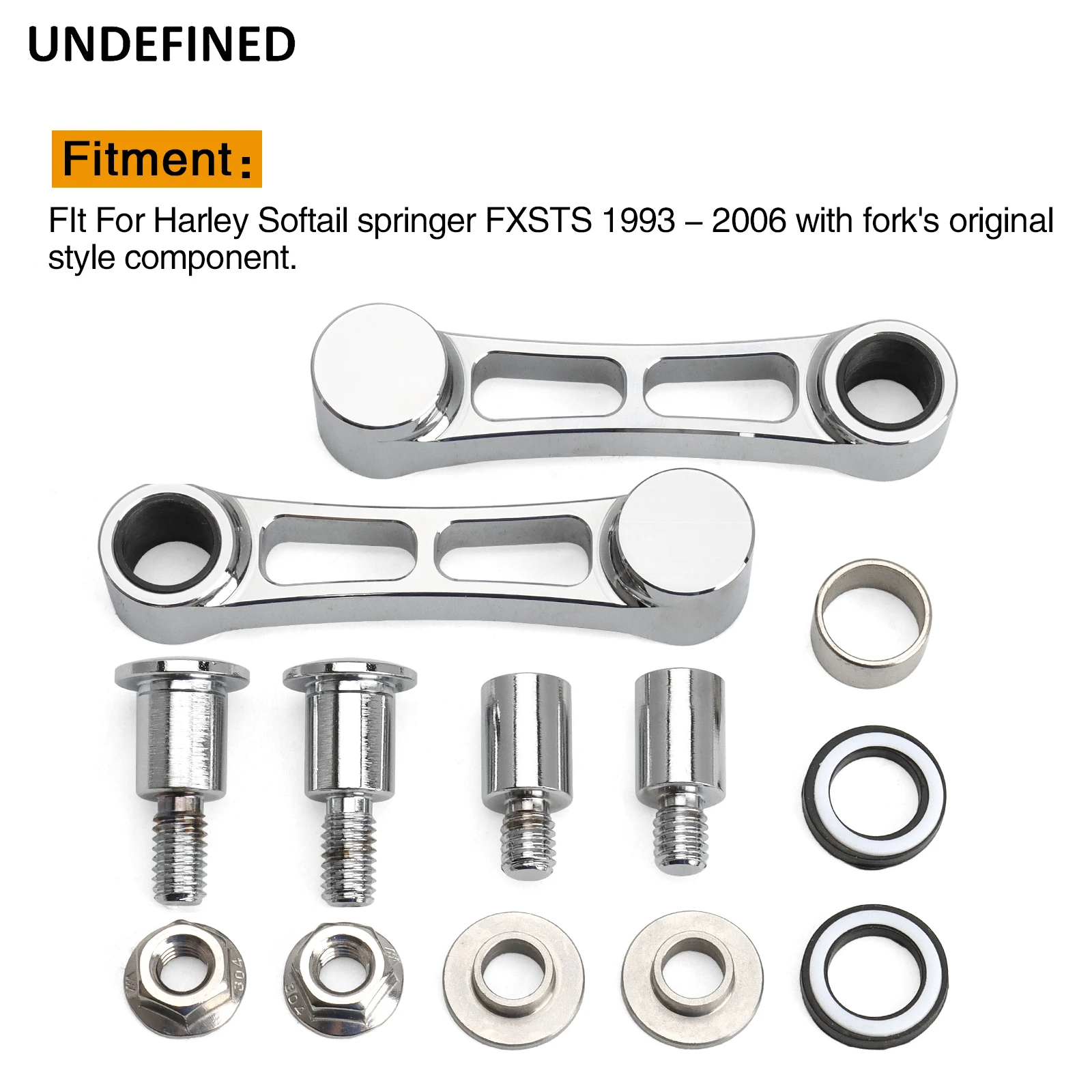Weisen دراجة نارية الجبهة الحاجز جبل قوس عدة ربط سبرينغر شوكة ل 1993 - 2006 هارلي سوفتيل سبرينغر FXSTS اكسسوارات #3