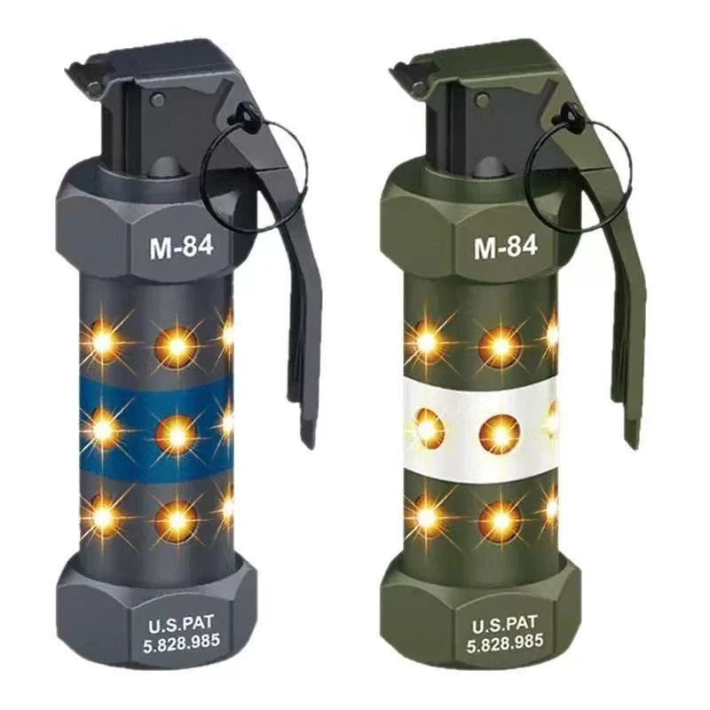 YY-LED Strobe Light M84 Simulation Model Portable Camping Lamp Cosplay Pretend Play Decor Toy