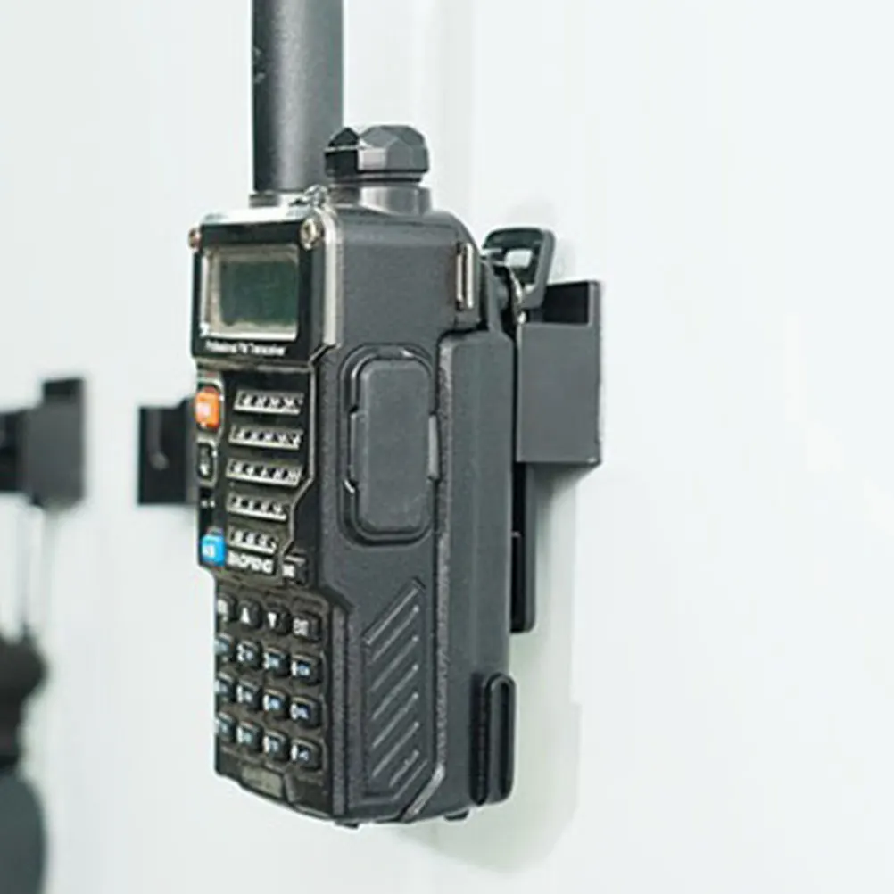 

2Pcs Hand Mic Hangers Universal Cb Radio Microphone Holder Mount Adhesive Back Secure Car Home Office Mic Bracket