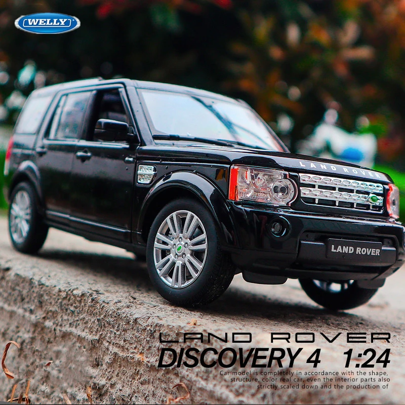 

Welly 1:24 Land Rover Discovery 4 SUV Alloy Car Model Diecasts & Toy Metal Off-road Vehicles Car Model Simulation Gift