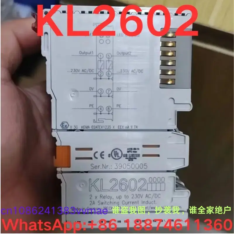 Prueba de segunda mano OK, Módulo KL2602