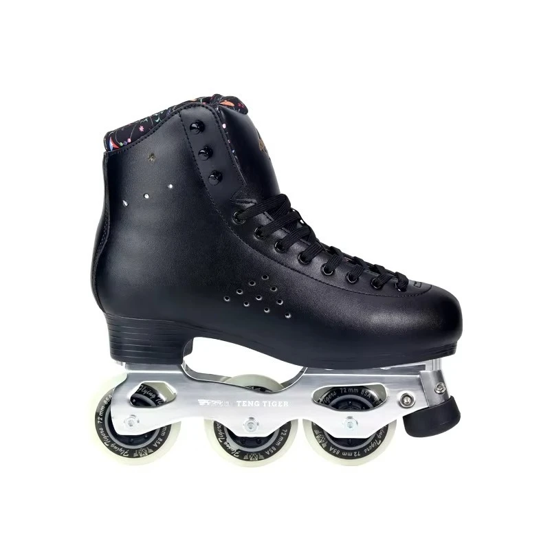 High-Performance Figure Ice Skates for Kids Comfortable Supportive Design for Advanced Skaters Outsole Material Outdoor Use