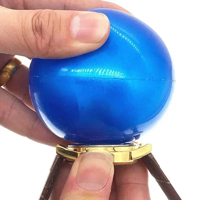 Watch Case Open Ball Blue 7cm Diameter Durable Rubber Safe Reliable Portable Watch Friction Ball for Professional Repair Tool