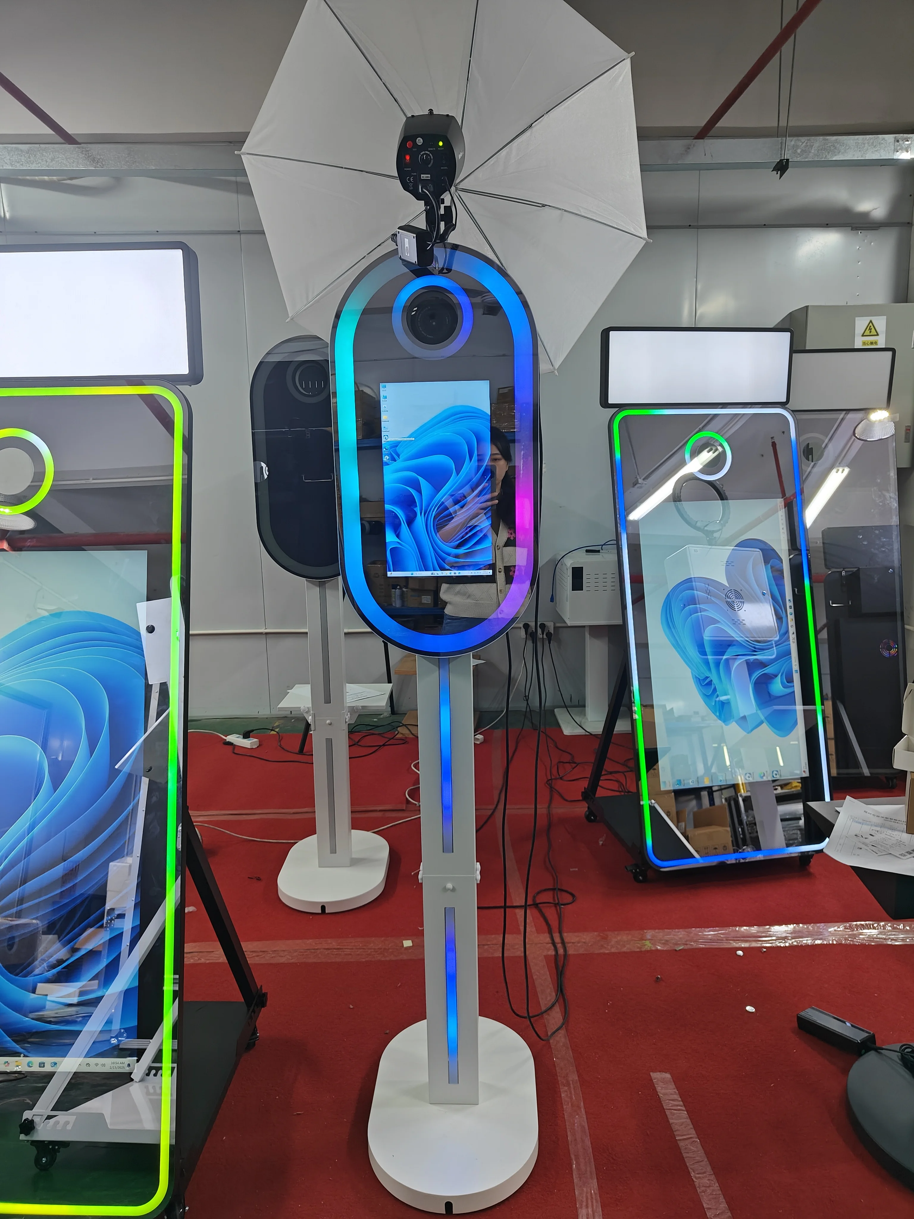 

2025/Newest Mirror Photo Booth With Printer And Camera Photobooth Machine Party Supplier Selfie Digital Magic Mirror accessories
