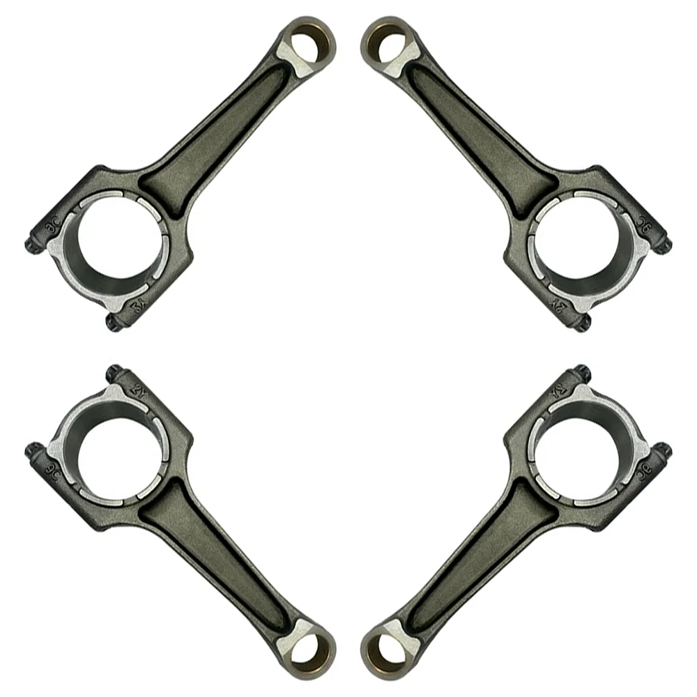 4PCS Connecting Con Rod New Set FOR BMW 1 2 3 4 X1 X2 MINI 1.5L 1.5 L T L4 GAS B38B15A B38A15F 2014-2023 11248623416 11248623420