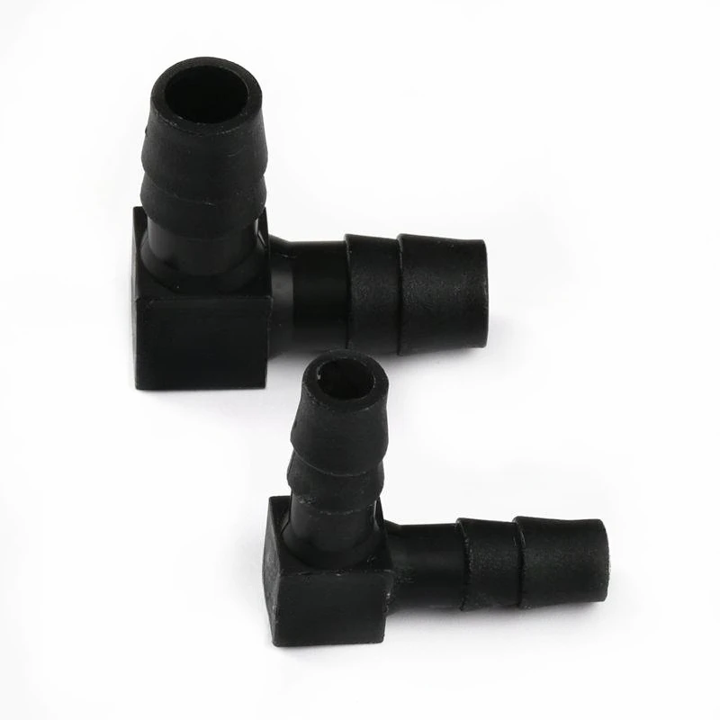 3 ~ 50 pz 2.4 ~ 11.1mm nero PE uguale connettore Pagoda giardino irrigazione tubo raccordo acquario serbatoio pompa aria aeratore giunti del tubo