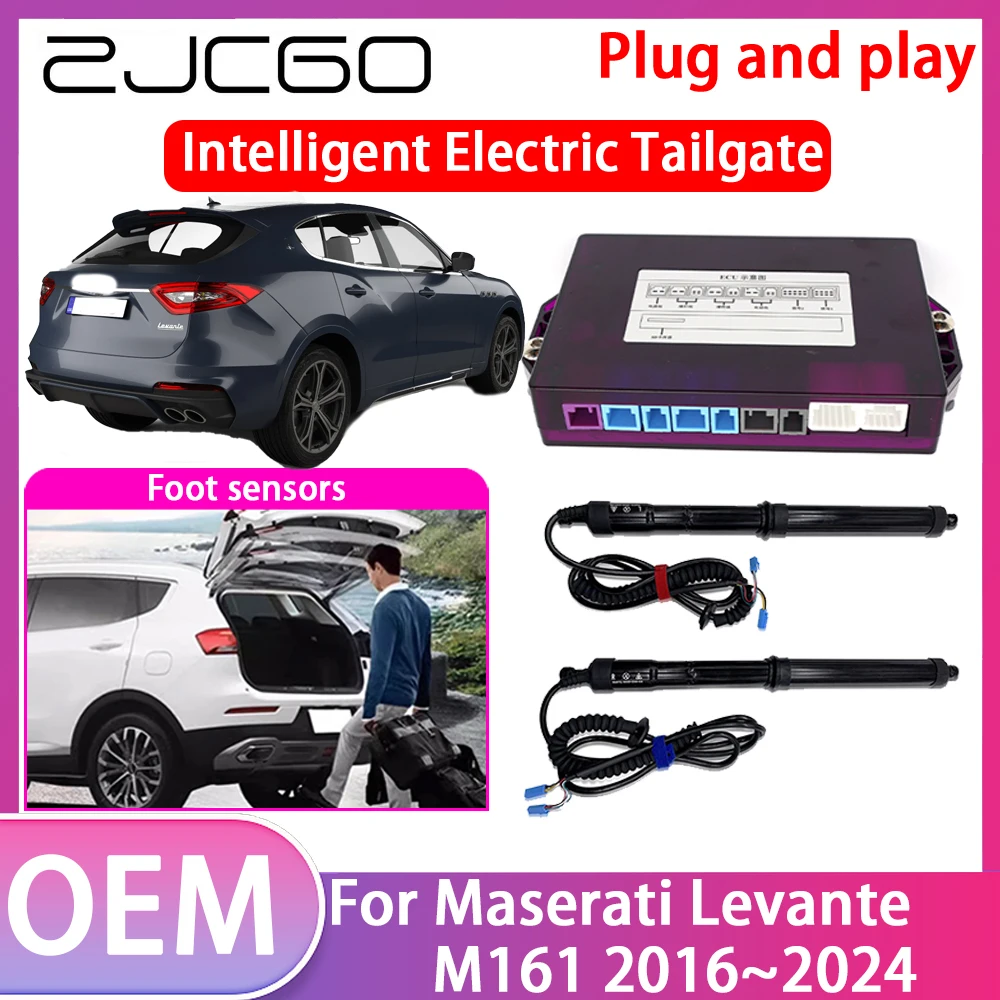 

ZJCGO Electric Tailgate Lift Drive Trunk Opening Tail Gate Lift Soft Close For Maserati Levante M161 2016~2024