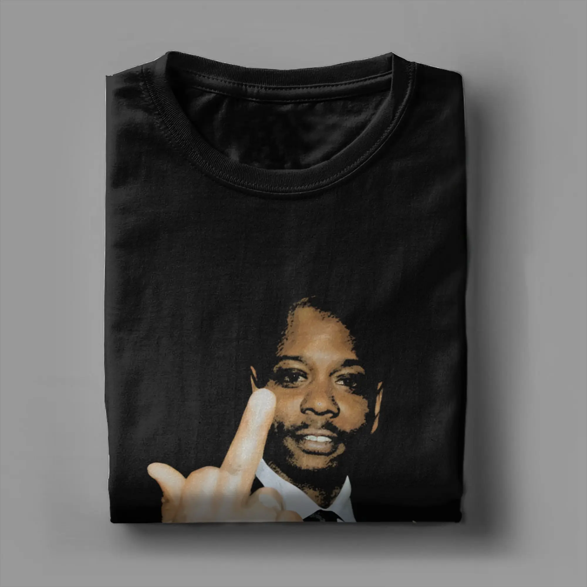 Dave Chappelle Funny Middle Finger T Shirt Summer Harajuku T Shirts Men 100 Cotton O Neck Oversize Top Tees Short-Sleeved Tshirt